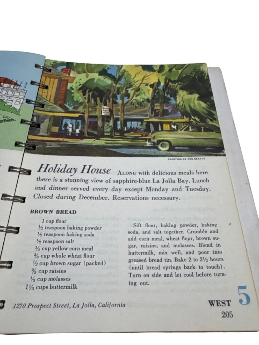 Ford Treasury Of Favorite Recipes From Famous Eating Places 1950 Spiral Bound Bo